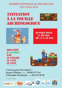 Lire la suite à propos de l’article On recherche dans le Tarn pour les Journées Nationales d&rsquo;Archéologie