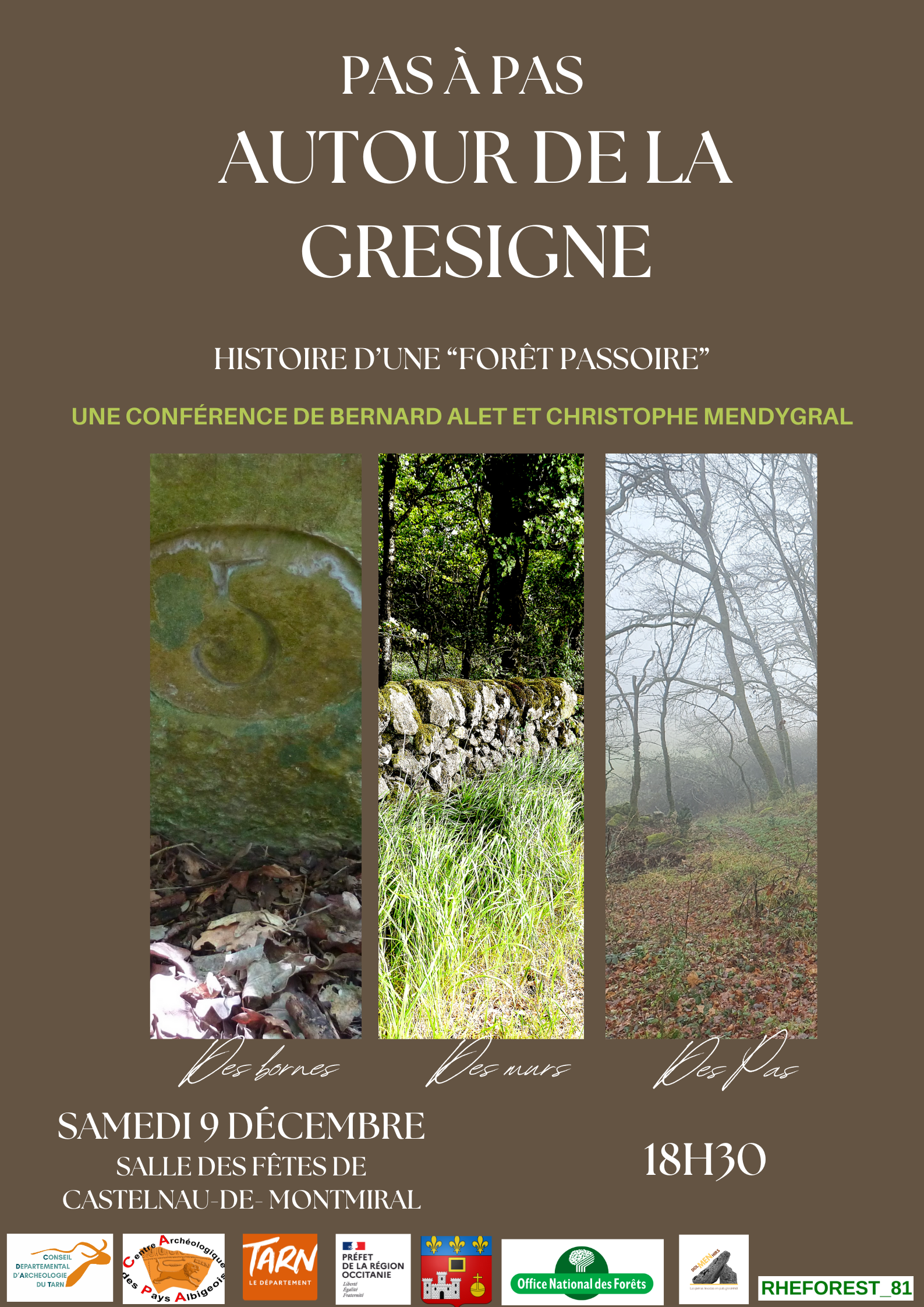 Pas à pas autour de la Grésigne (09 décembre 2023)