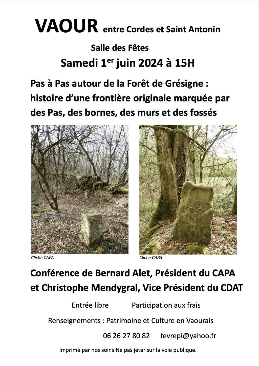 Pas à pas autour de la Grésigne (Vaour – 01 juin 2024)