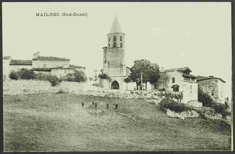 Le village de Mailhoc et l’église Saint-Jean Le Froid