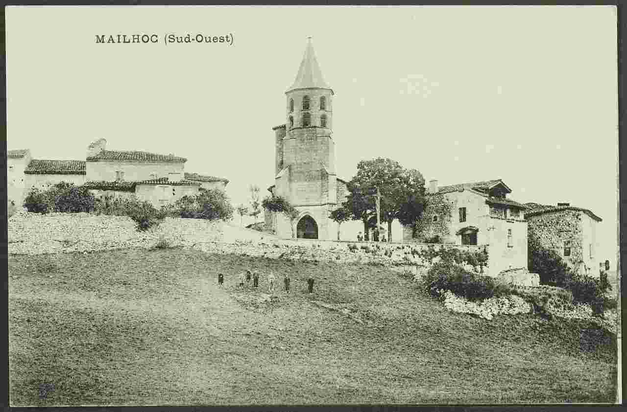 Le village de Mailhoc et l’église Saint-Jean Le Froid